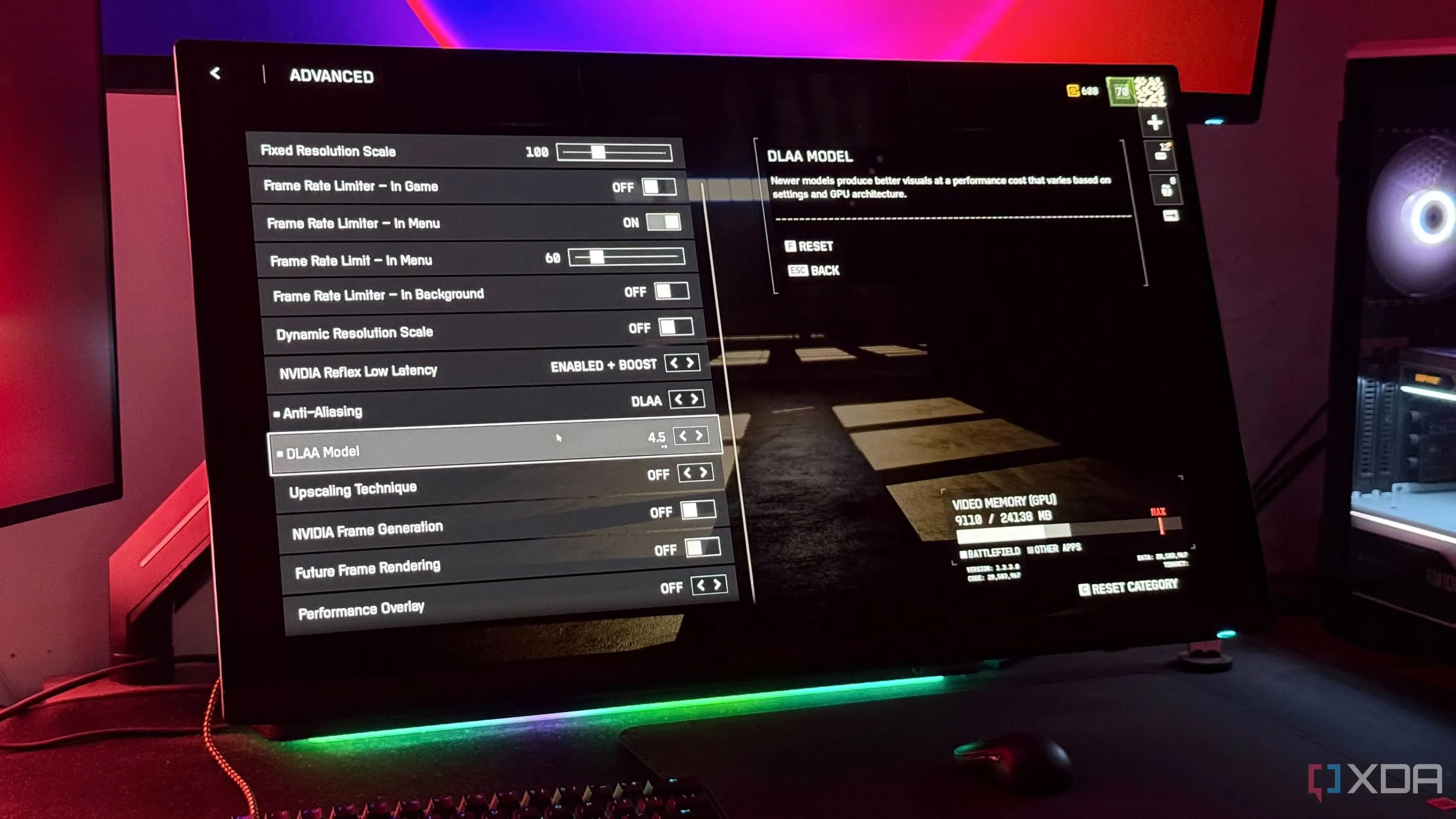 Nvidia DLAA mejora la nitidez en juegos 4K nativos frente a TAA